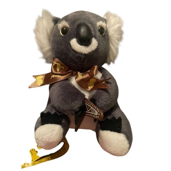 Kids Gray Polyester Nylon Fiber Koala Plush Toy Stuffed Animal - Picture 8 of 9